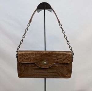 Talbots All Leather Clutch - EUC